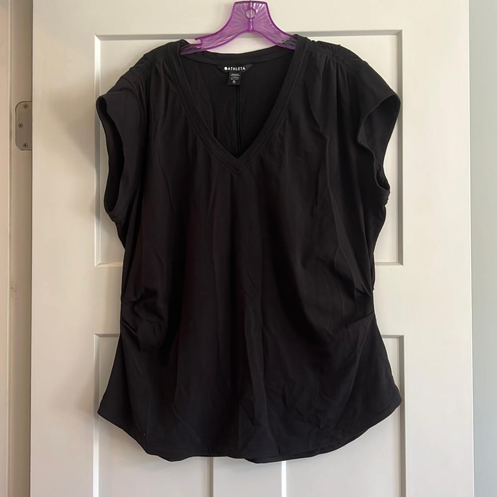 Athleta rusched tunic tee size XL